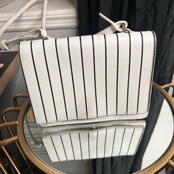 Zara Striped Crossbody Bag - Picture 1 of 7